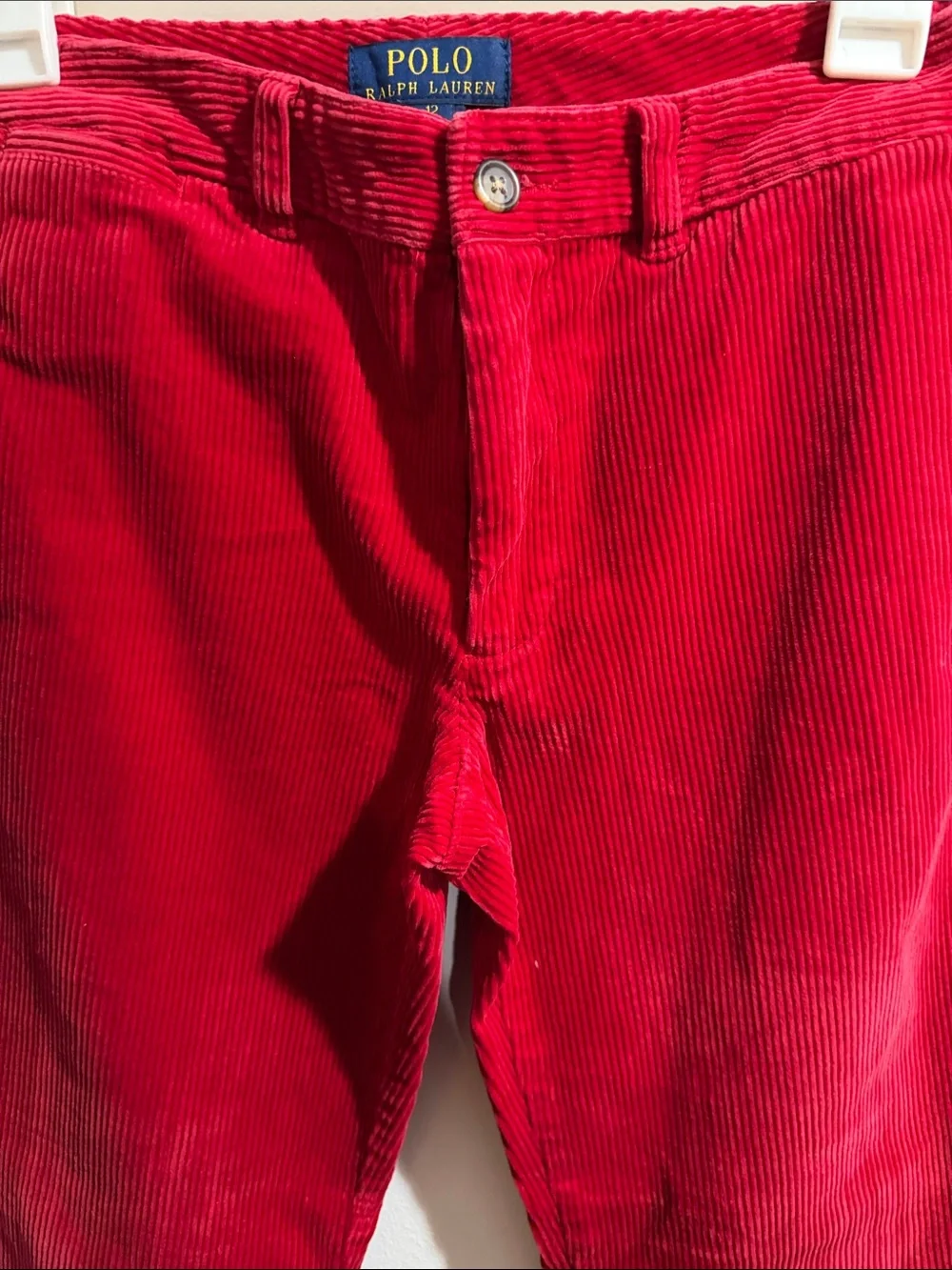 Polo by Ralph Lauren Red Corduroy Kids Pants